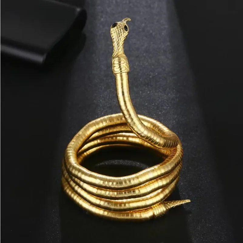 Snake Wrap Necklace and Bracelet