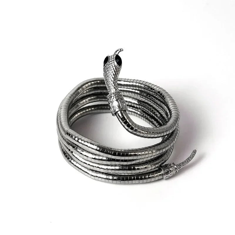Snake Wrap Necklace and Bracelet