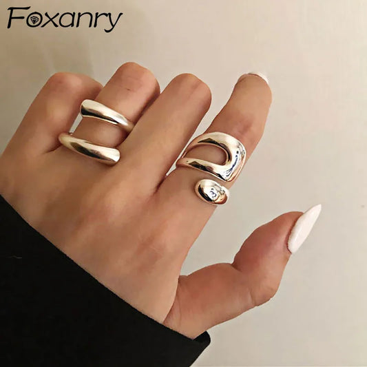 resizable silver Color Rings