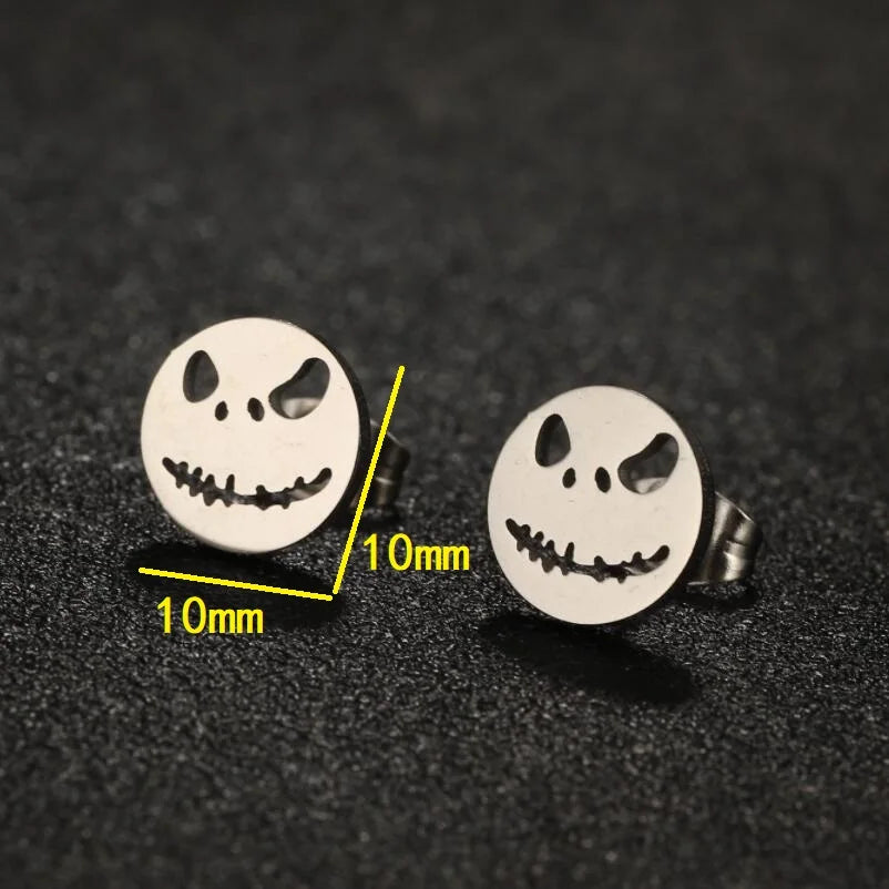 Cute Halloween Cartoon Ghost Earrings