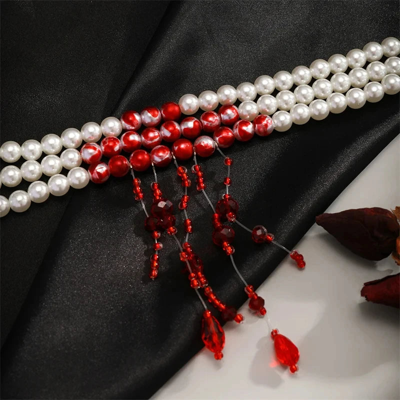 Vintage Gothic Style Blood Dripping Tassel