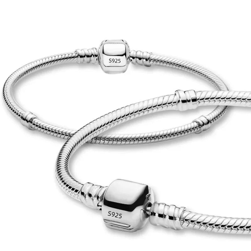 925 Sterling Silver Snake Bracelet