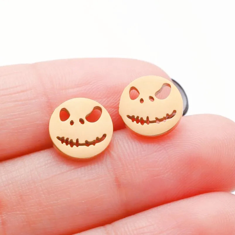 Cute Halloween Cartoon Ghost Earrings