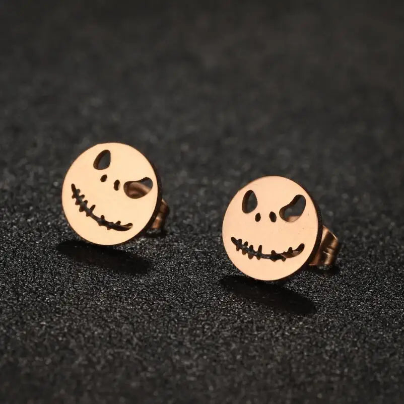 Cute Halloween Cartoon Ghost Earrings