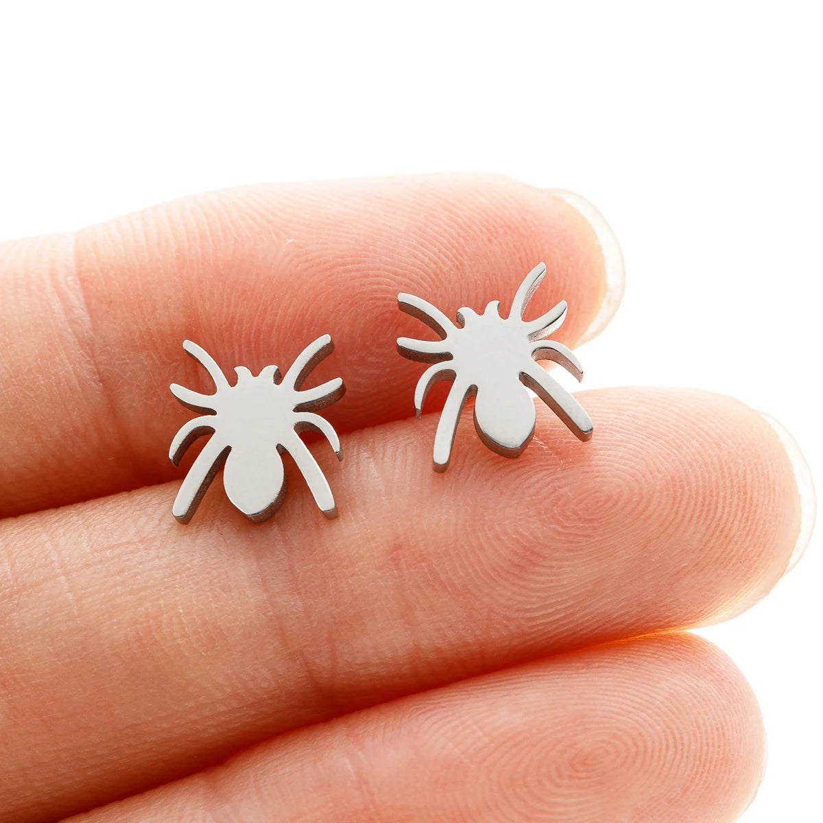 Creepy Crawly Spider Web Earrings