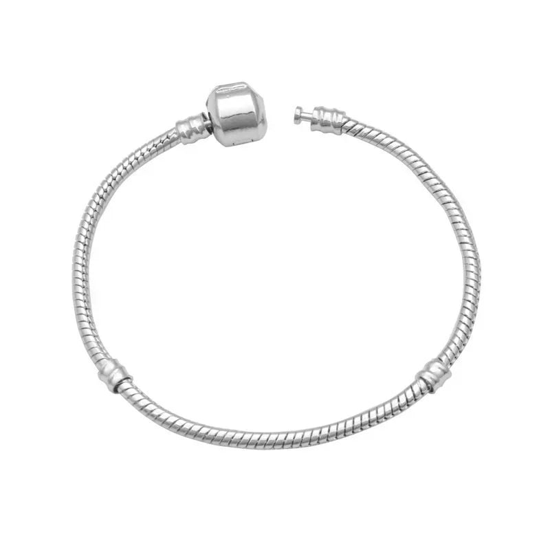 925 Sterling Silver Snake Bracelet