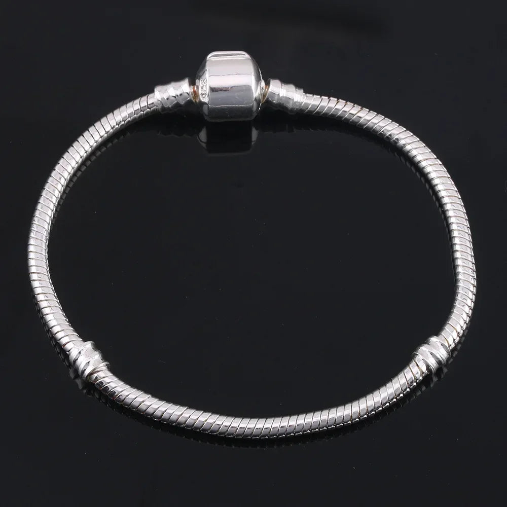 925 Sterling Silver Snake Bracelet