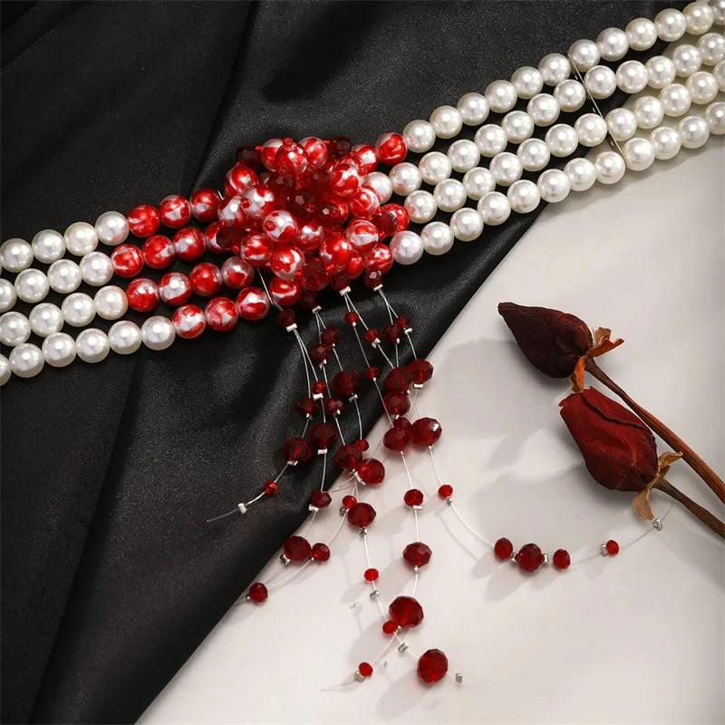 Vintage Gothic Style Blood Dripping Tassel